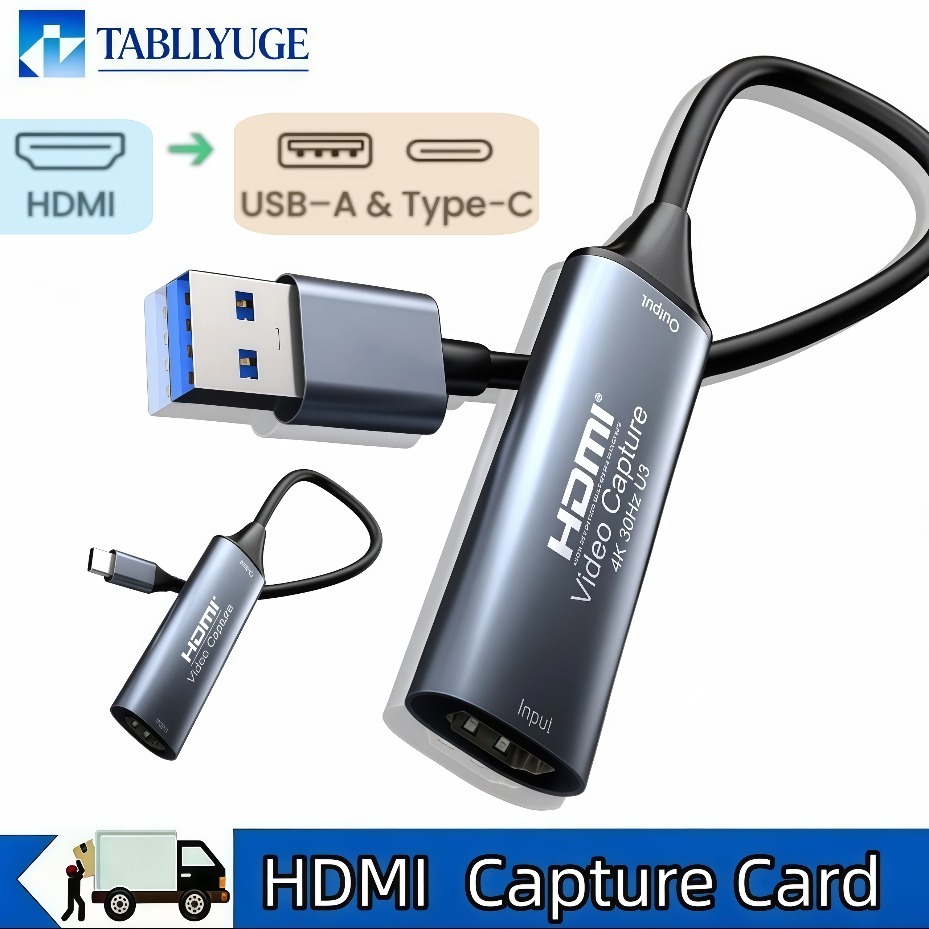 Pad Gaming Console - USB-C 2.0/3.0 HDMI Video Capture Card