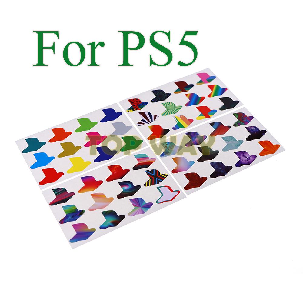 Ps5 Controller Cover - 12pcs/Lot Colorful Lo go Skin Sticker