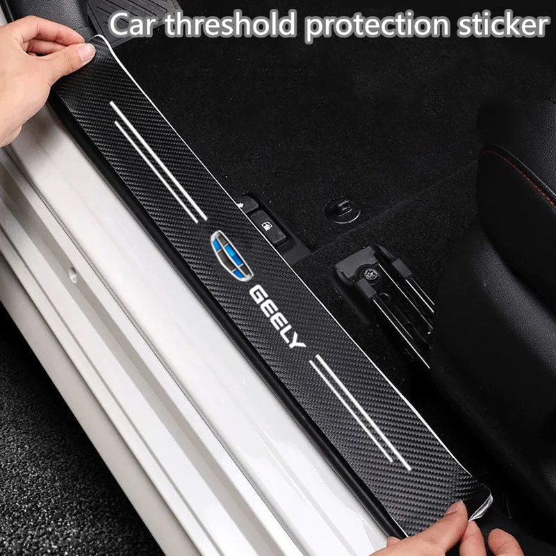 Gaming Console X7 - Carbon Fiber Car Door Threshold Sticker