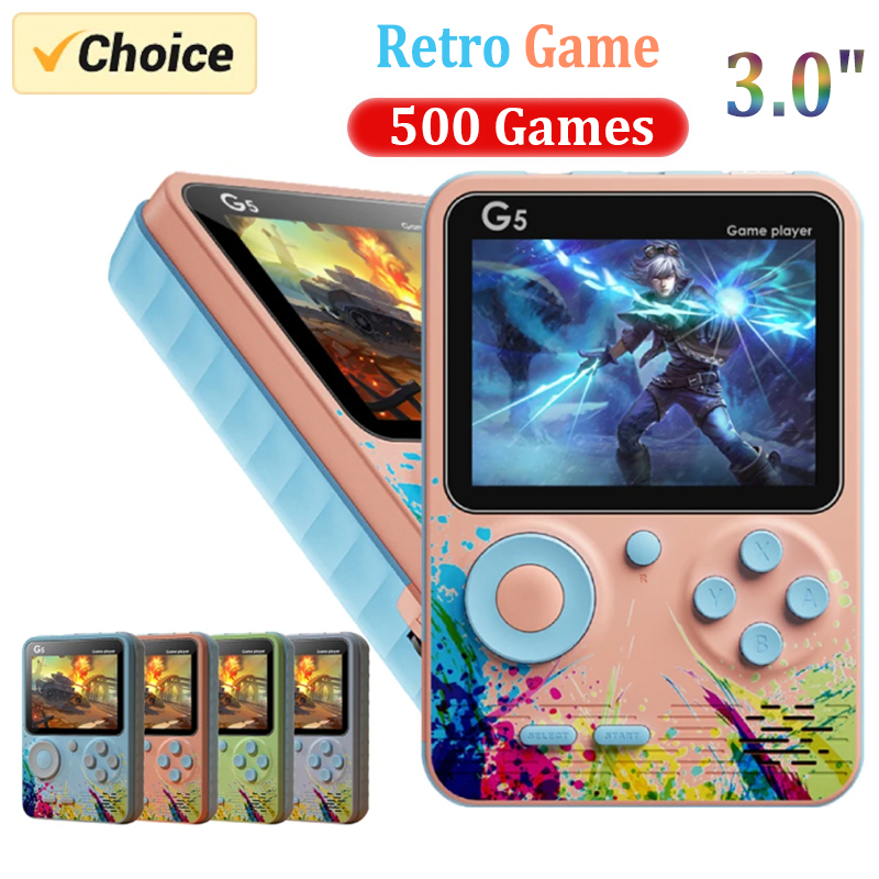 Gaming Console Under 500 - G5 Retro Handheld Game Console With