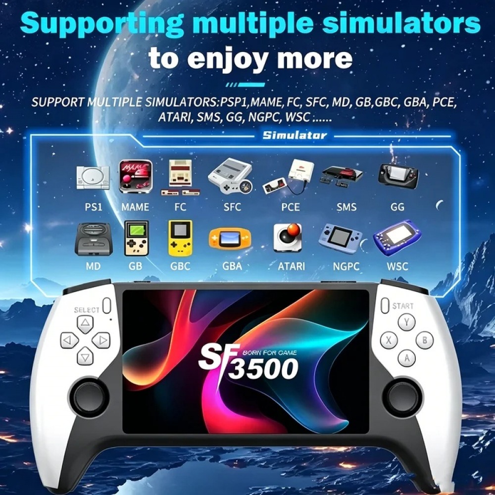 Gaming Console Buttons - SF3500 5 inch Handheld Game Console