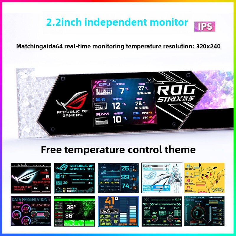 2.2 inch LCD Display Graphic V - Gaming Console Display Cabinet recension och pris