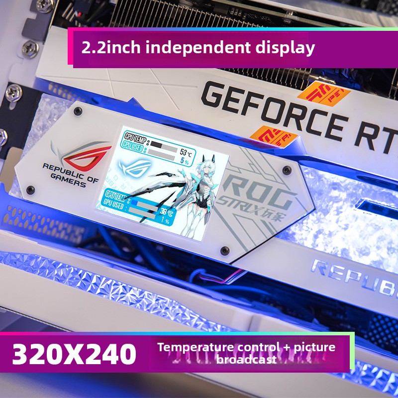 2.2 inch LCD Display Graphic V - Gaming Console Display Cabinet recension och pris