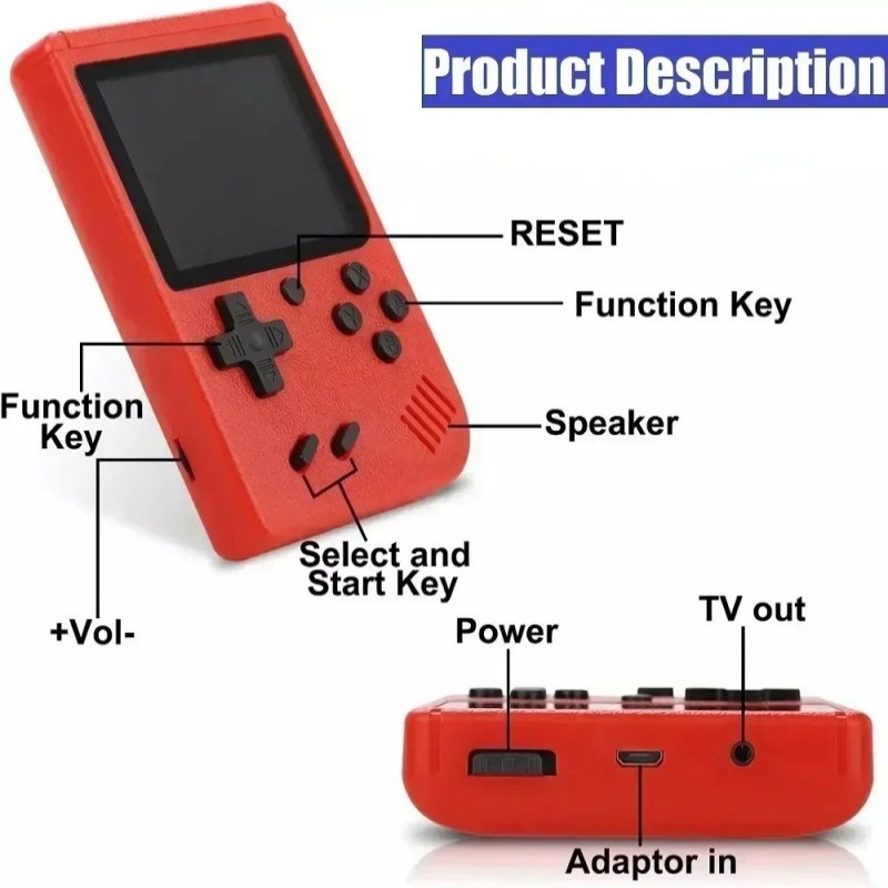 Lenovo Portable Retro Mini Gam - Gaming Console Under 500 recension och pris