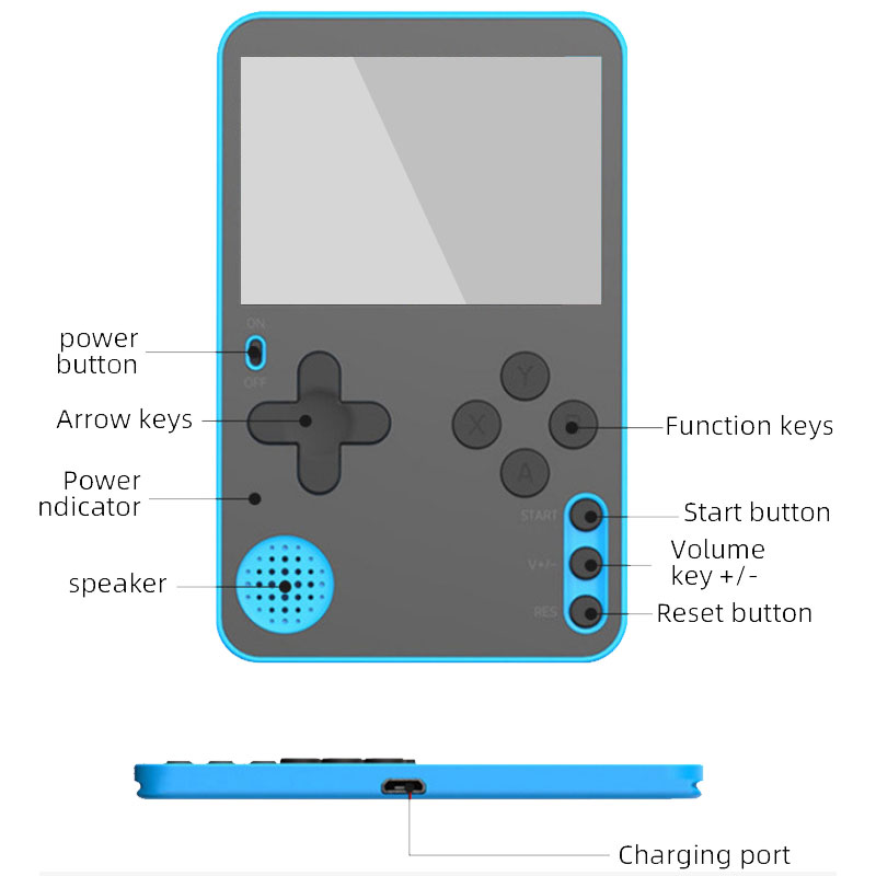 k10 Thin Handheld Game Console - Gaming Console Under 500 recension och pris