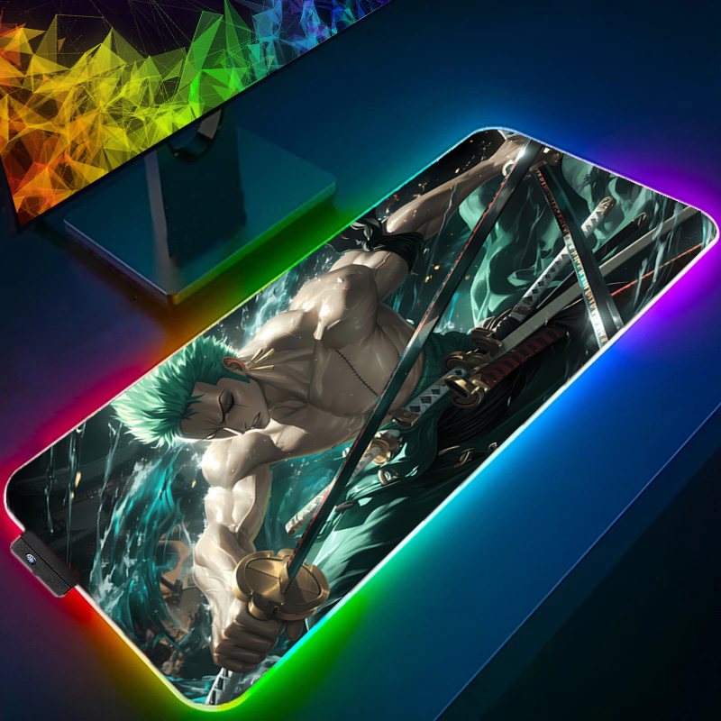 ONE PIECE Zoro Mouse Pad RGB G - Pad Gaming Console recension och pris