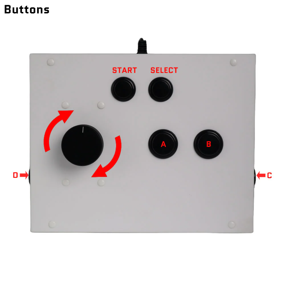 Left/Right Hand Layout Games C - Gaming Console Buttons recension och pris