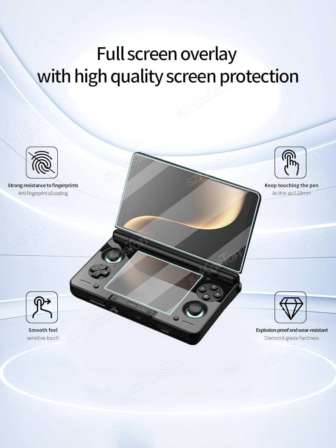 2in1 For AYN THOR Flip Dual Sc - Gaming Console Buttons recension och pris