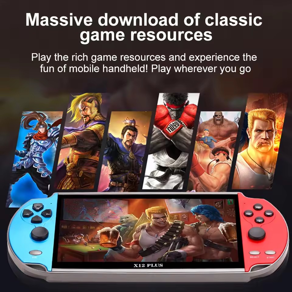 X7 X12 Plus Retro Handheld Vid - Gaming Console X7 recension och pris