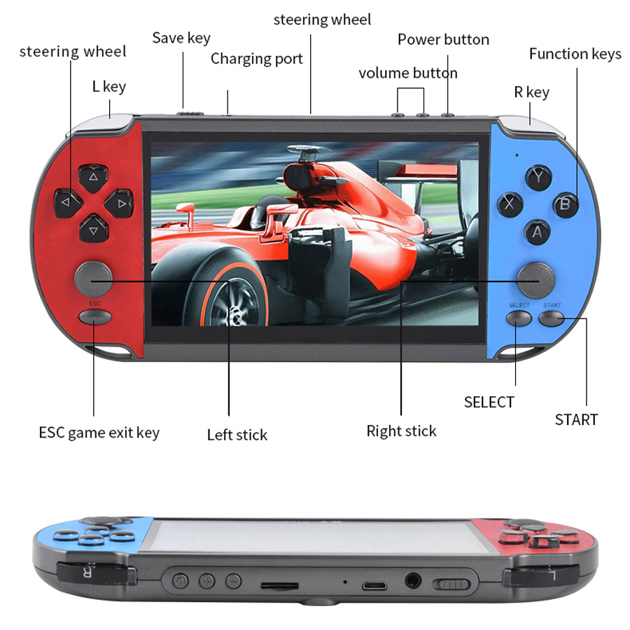 Portable Handheld Videogame TV - Gaming Console 6 Year Old recension och pris
