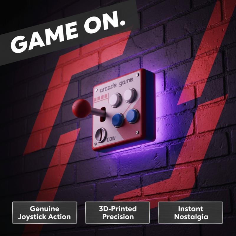 Retro Arcade Game Button Switc - Gaming Console Buttons recension och pris