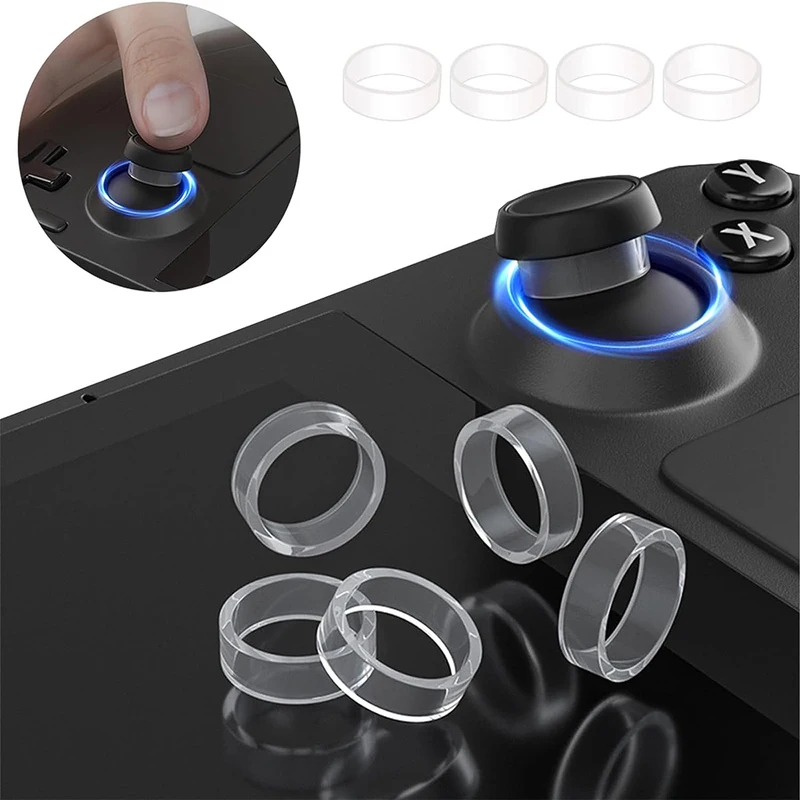 8Pcs Elastic Silicone Joystick - Gaming Console Buttons recension och pris
