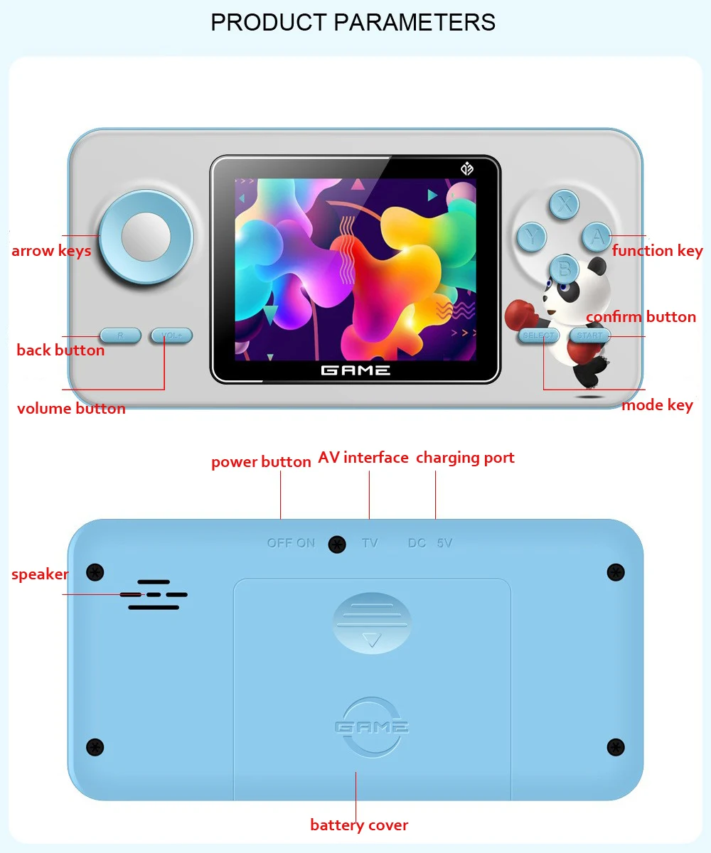 New S5 Mini Retro Video Gaming - Gaming Console 6 Year Old recension och pris
